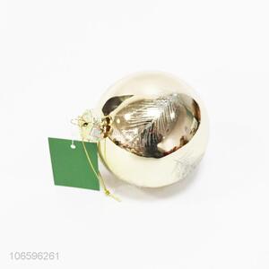 Best selling golden Christmas hanging ball glass ball