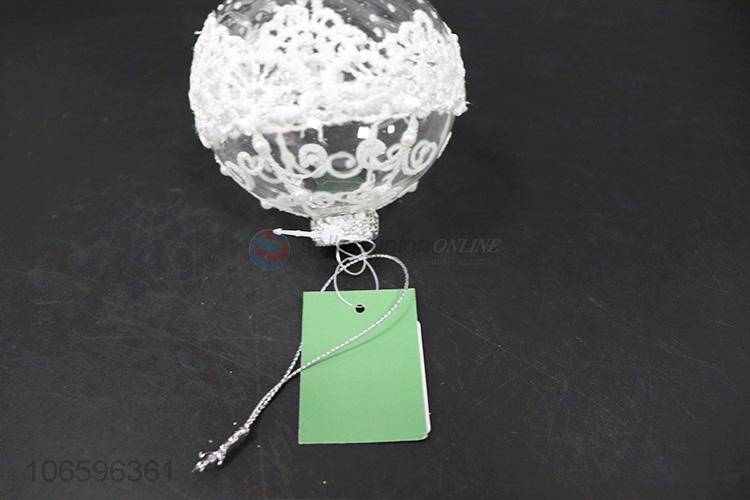 Factory direct sale hand paint Christmas hanging ball glass ball