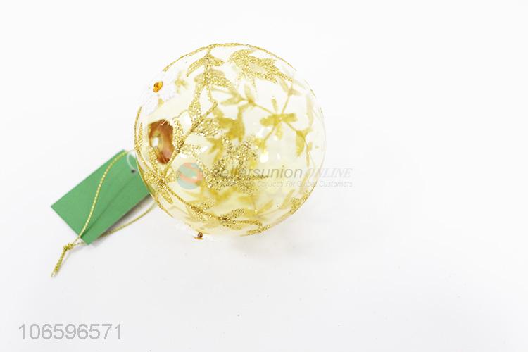 OEM factory delicate decorative Christmas glass ball ornament