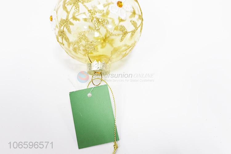 OEM factory delicate decorative Christmas glass ball ornament