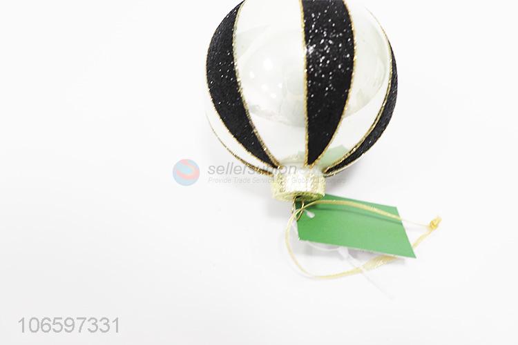 Hot selling hot air balloon Christmas hanging ball glass ball