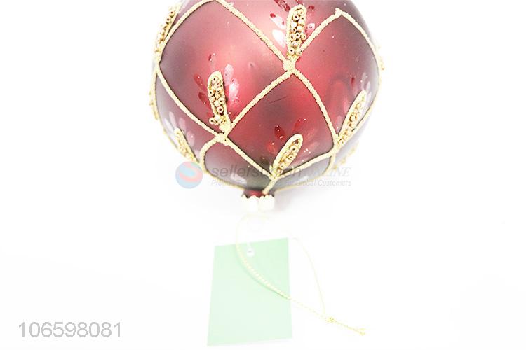 Suitable price decorative Christmas glass ball ornament