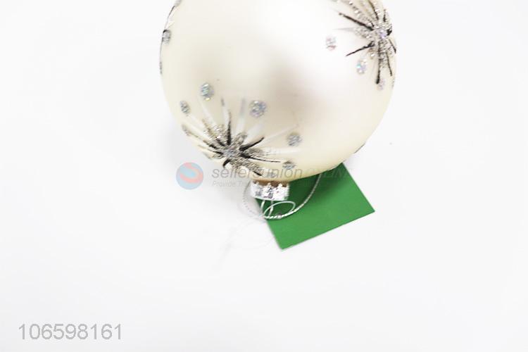 Recent design Christmas ornaments personalized glass balls