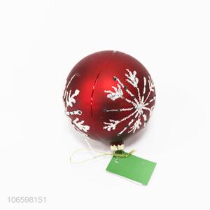 Attractive design Christmas hanging ball glass ball