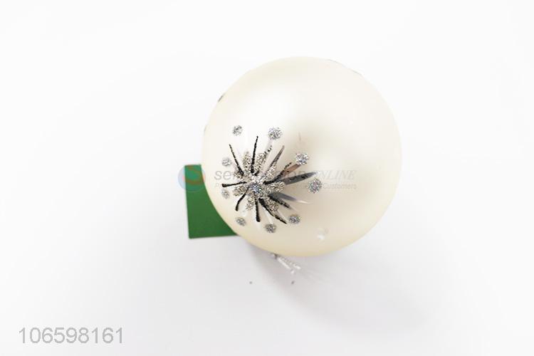 Recent design Christmas ornaments personalized glass balls