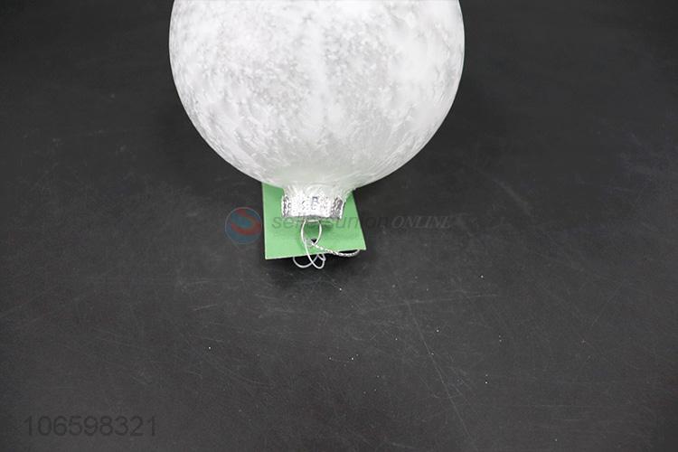 Professional manufacturer Christmas hanging ball frosted glass ball