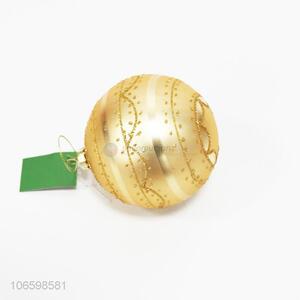 High-quality factory Christmas hanging ball golden glass ball
