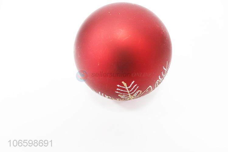 Factory price decorative hand paint Christmas glass ball ornament