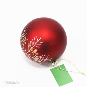 Factory price decorative hand paint Christmas glass ball ornament