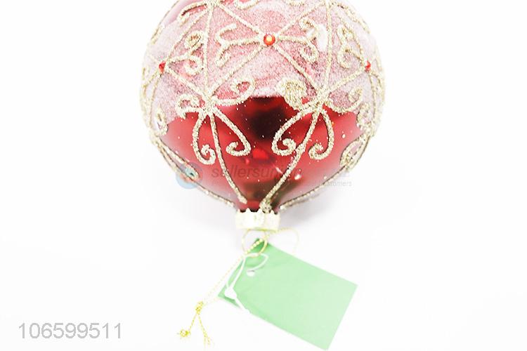 Professional supply festival decoration hand paint Christmas glass balls