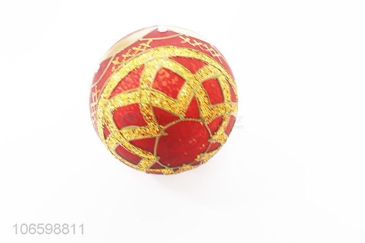 Competitive price Christmas tree ornaments hand paint glass ball