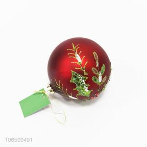 High sales Christmas ornaments personalized hand paint glass balls