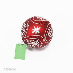 High quality Christmas tree ornaments hand paint glass ball