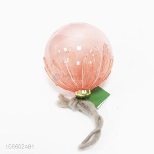 Good sale decorative embossed design Christmas glass ball ornament