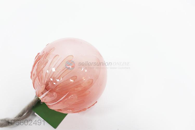 Good sale decorative embossed design Christmas glass ball ornament