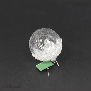 Wholesale cheap transparent Christmas hanging ball glass ball