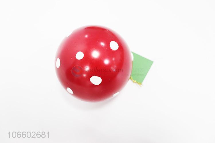 Hot products decorative dots printed Christmas glass ball ornament