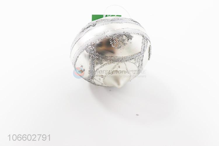 Latest style Christmas ornaments personalized peg-top glass balls