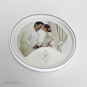 Home decoration stylish wedding photo frame embellished with rhinestones