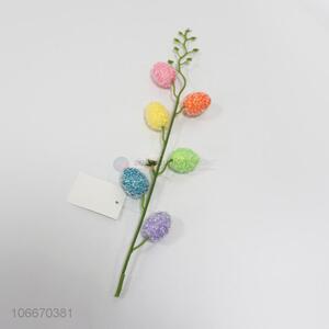 Unique design Easter foam egg picks stuffed egg picks