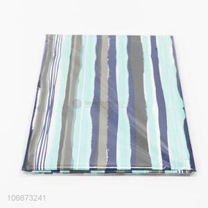 Good Sale Stripe Waterproof Shower Curtain