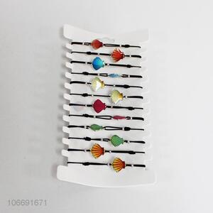 Latest design shell decoration women jewelry bracelets