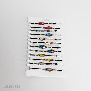 Wholesale unique design 12pc rocket decorative bracelet