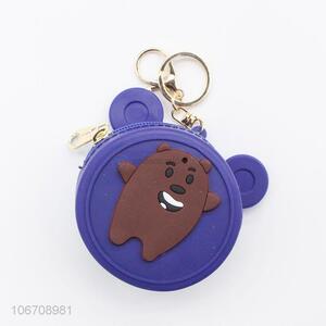 Custom Cartoon Animal Purse Silicone Coin Purse Zip Coin Purse