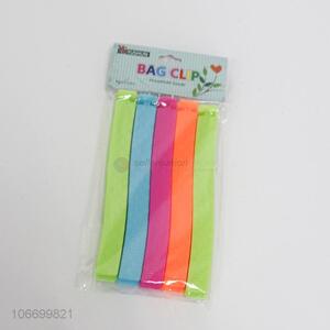 Fashion 5 Pieces Colorful Bag Clip Plastic Seal Clip