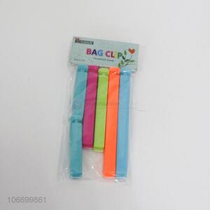 Good Sale 6 Pieces Seal Clip Colorful Bag Clip