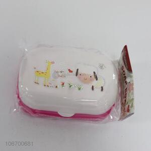 Cartoon Pattern Soap Box Plastic Soap Holder