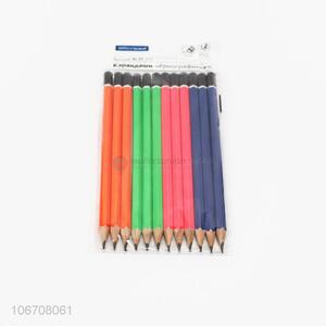 Custom 12pcs/set hexagonal wooden pencils best school stationery