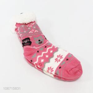 Good Sale Plush Floor Socks Ladies Home Socks