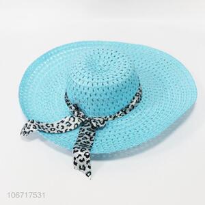 New Fashion Custom Women Big Eaves Cap Hat Sun Hat Lady Summer Beach Straw Hat