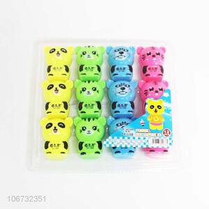 Contracted Design 12PCS Animal Shaped Pencil Sharpener