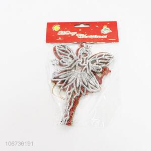 Custom 3pcs glitter fairy pendants Christmas ornaments