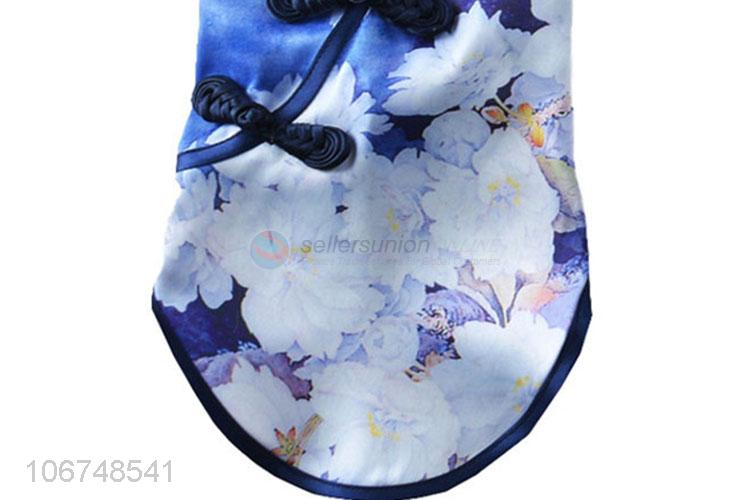 Hot Selling Pet Clothes Chinese Style Summer Dog Cheongsam Dresses Dog Clothes