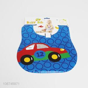 Wholesale cheap cartoon car printed baby bibs