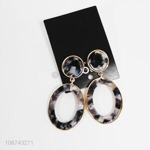 New style fashion resin zinc alloy earstuds earrings