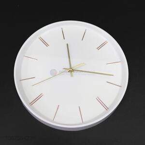 Delicate Design Plastic Round Wall Clock Hanging Clock