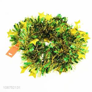 Custom Christmas Decorative Wool Top Colorful Wreath