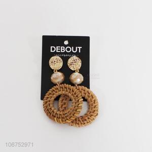 Wholesale Unique Design Fashion Accessories Circle Earrings