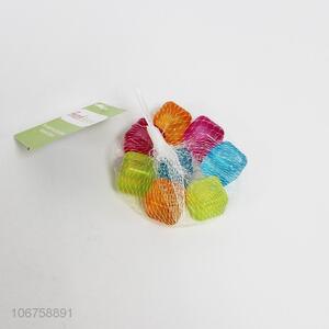 Factory price 8pcs colorful pp material ice cube
