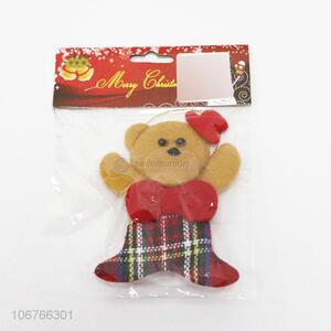 China manufacturer hanging bear doll Christmas tree decorations