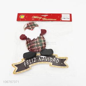 Latest style Christmas door hanging ornament Santa Claus