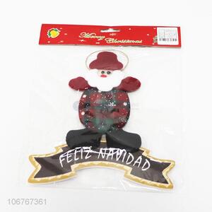 New products Christmas door hanging ornament Santa Claus