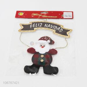 Good quality Christmas door hanging ornament Santa Claus