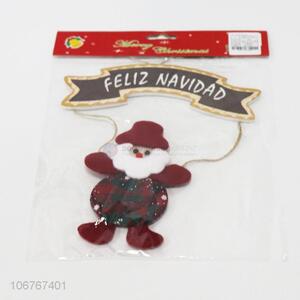 Hot sale Christmas door hanging ornament Santa Claus