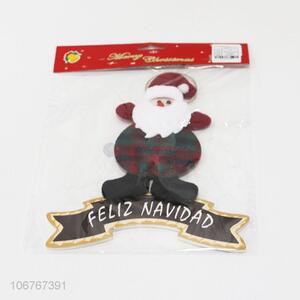 Good market Christmas door hanging ornament Santa Claus