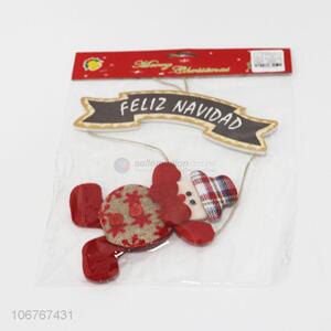 Wholesale Christmas door hanging ornament snowman